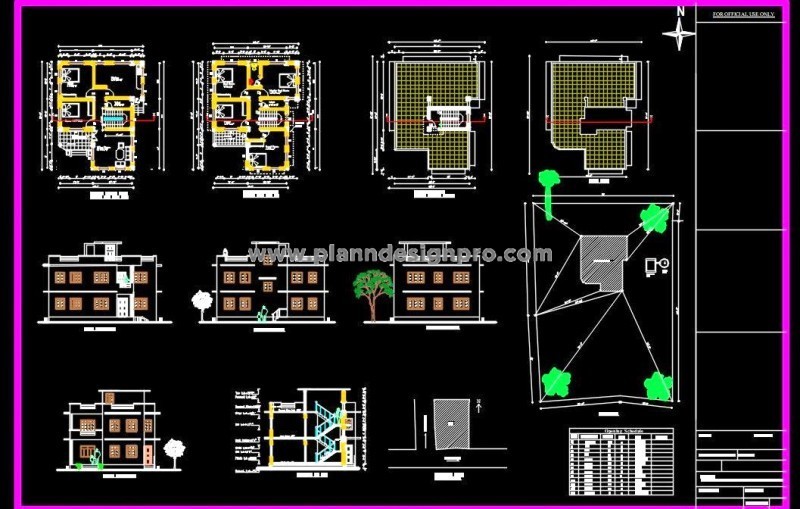 30'x40' House Plan DWG- Submission Drawing