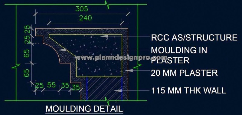 Architectural Moulding Free CAD Blocks for Ceilings and Woodwork