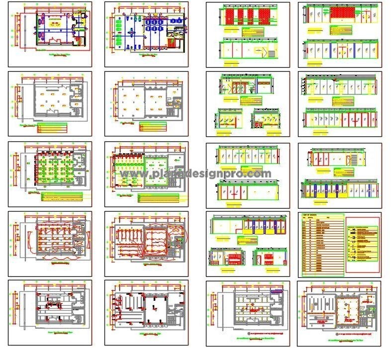 Clubhouse Detaled CAD Drawing