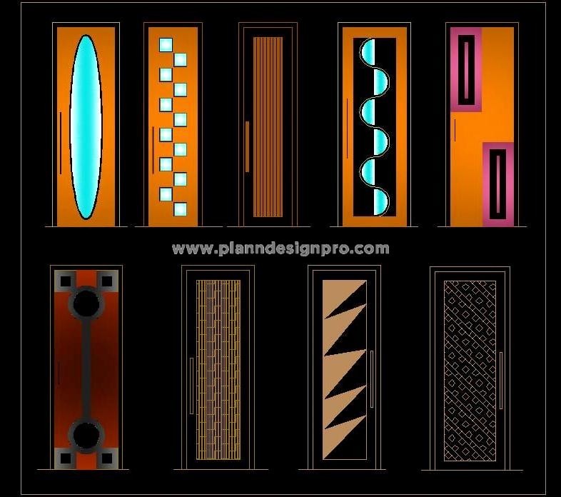 Designer Door Free CAD Blocks for Residential & Commercial