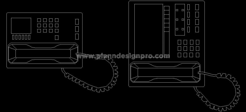 Download Free CAD Block - 2D Telephone DWG Plan