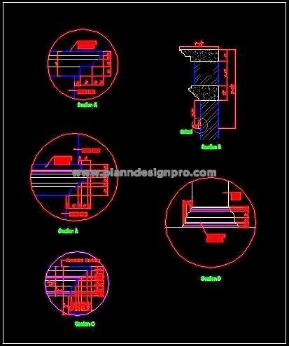 Moulding & Cornice CAD Blocks for Architects- Free DWG Block